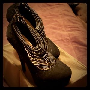 Black high heels